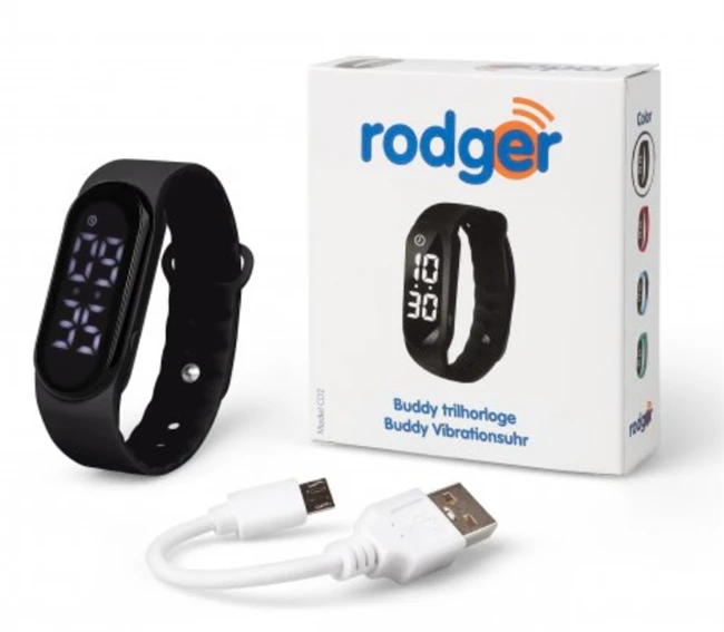 Buddy vibrationsklocka Svart