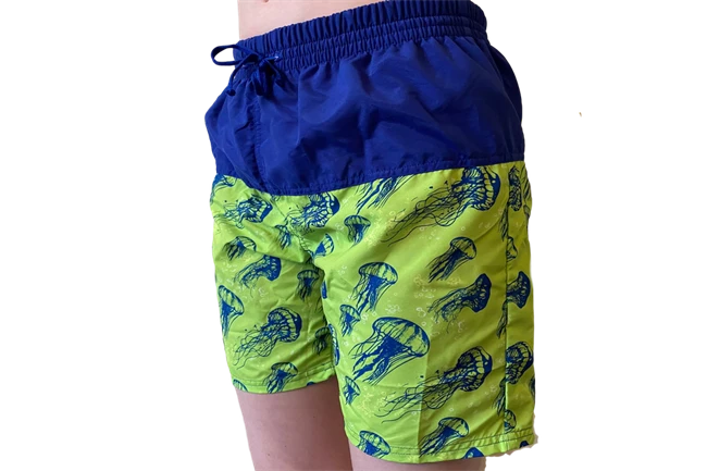 Inkontinens badbyxor blå / grön Kesvir