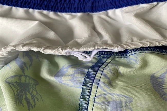 Inkontinens badbyxor blå / grön Kesvir